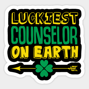 Luckiest school counselor on earth Sticker